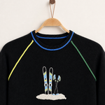 סוודר פוספול צבעוני - שחור | בנים | קידישיק | תמונה 2
