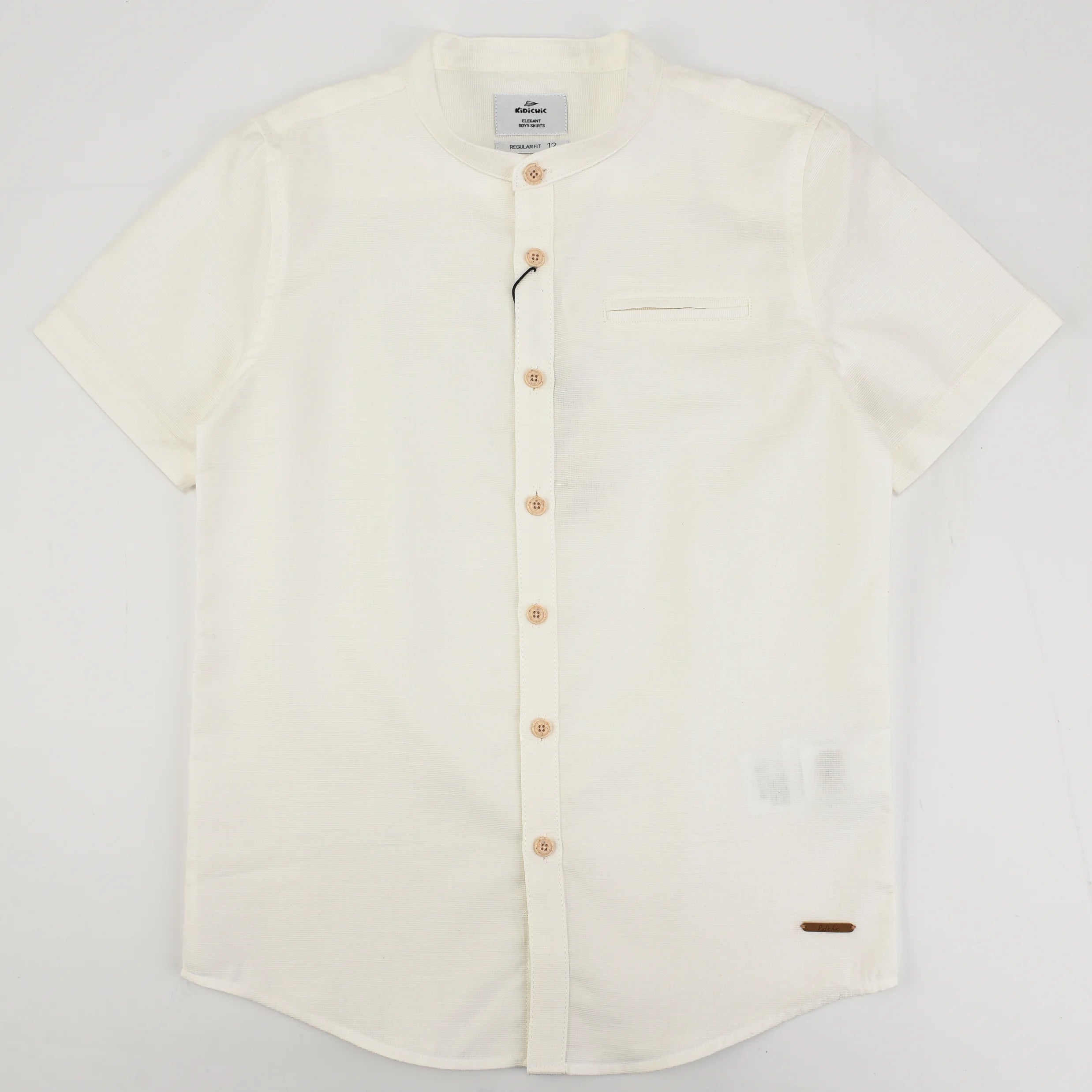 חולצה צוארון סיני ש.ק - Milk 12