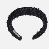 קשת קטיפה עם פאייטים - שחור