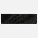 Girls Velvet Piping Headband - Burgundy