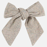 Rib Bow Tie Pin - Beige
