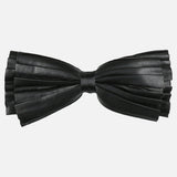 Fleece Bow Tie Pin - Black