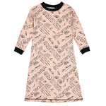 כתונת ריב כיתובים - ורוד 18