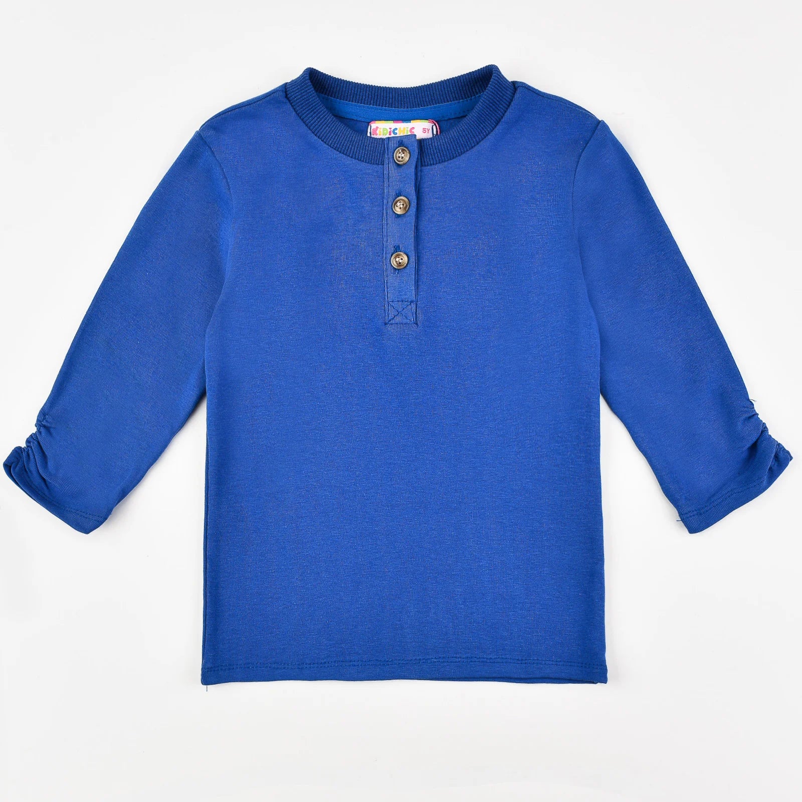 חולצה עם כפתורים - royal blue 20