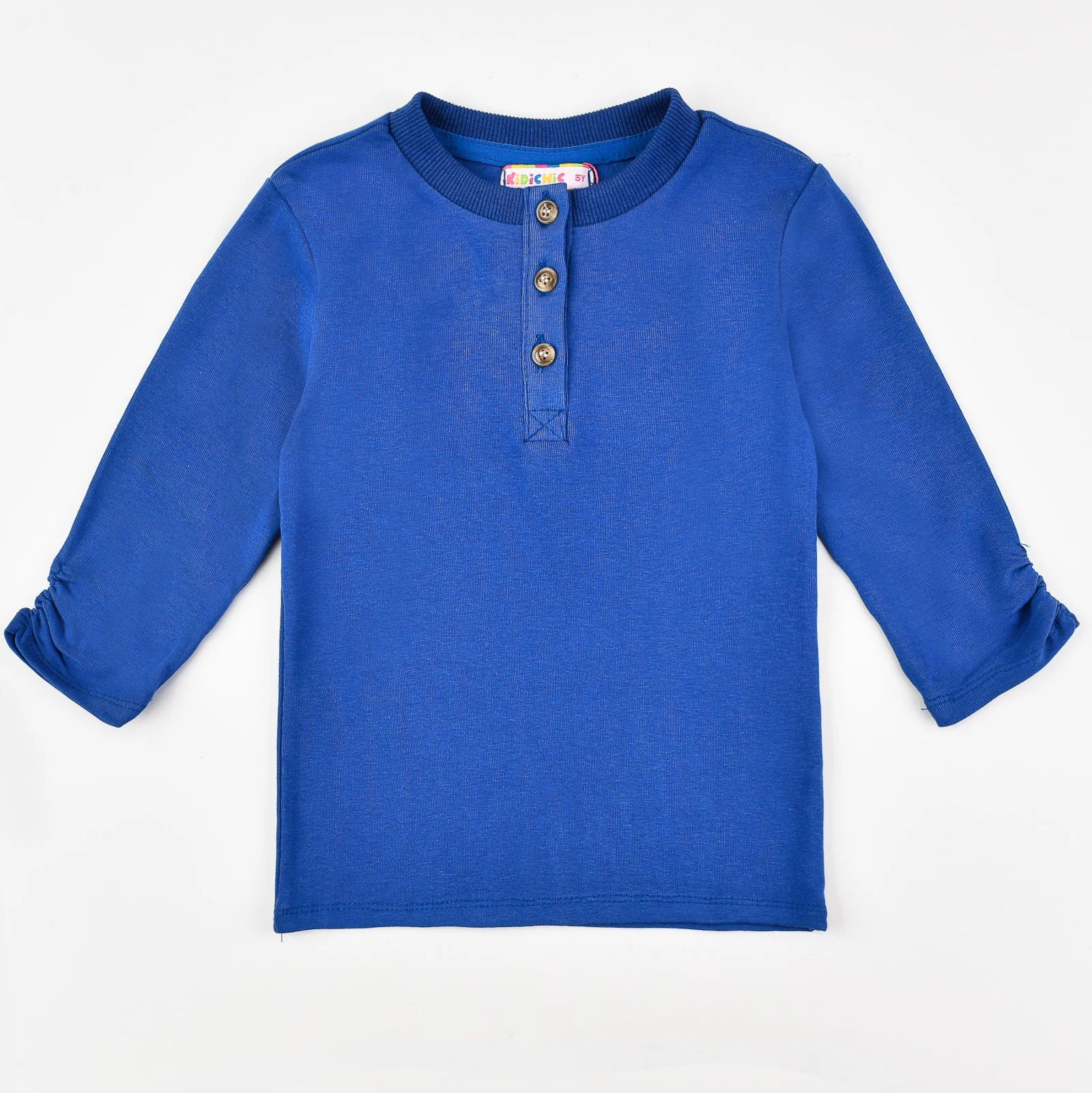 חולצה עם כפתורים - royal blue 20
