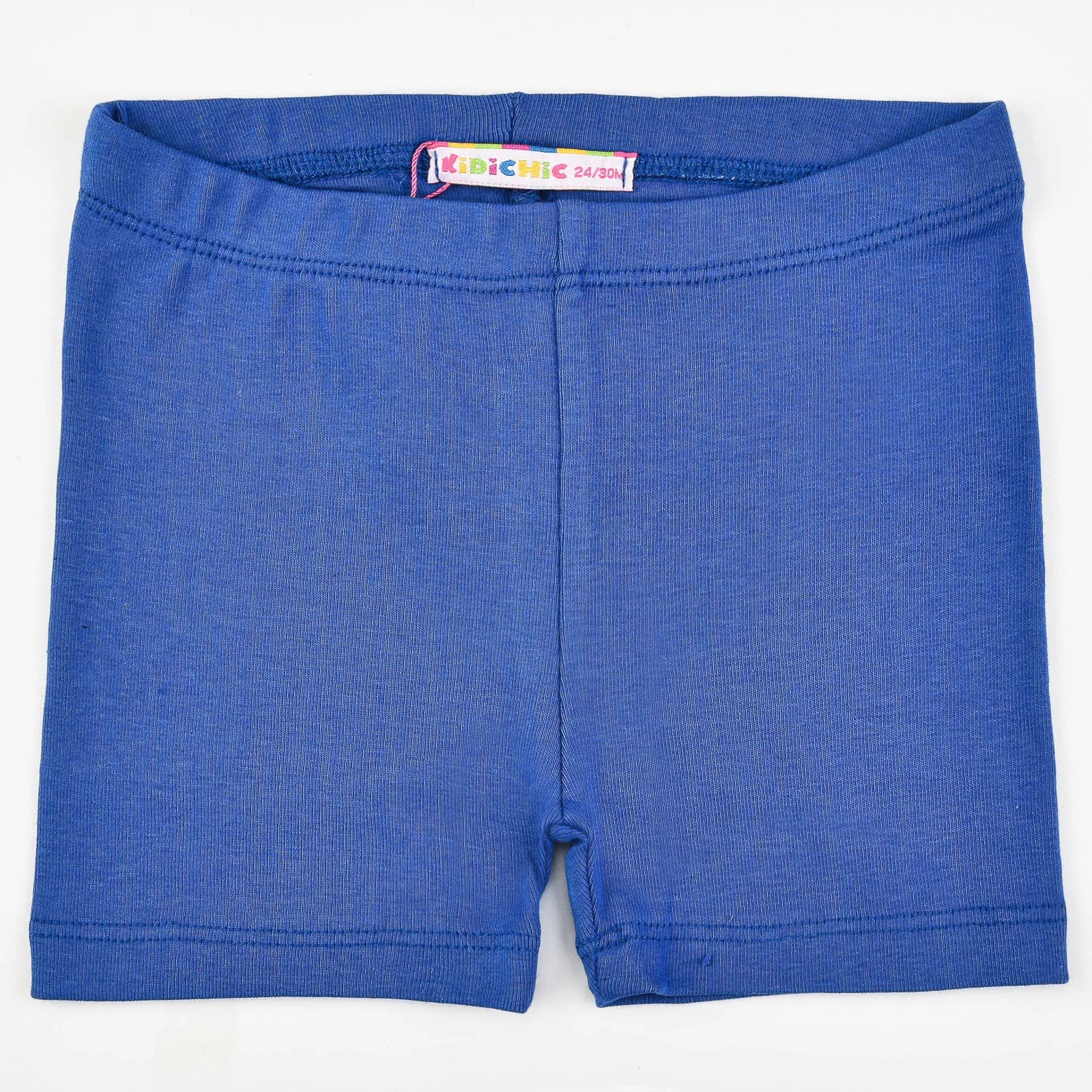 טייץ קצר ריב פסים - royal blue 30-36