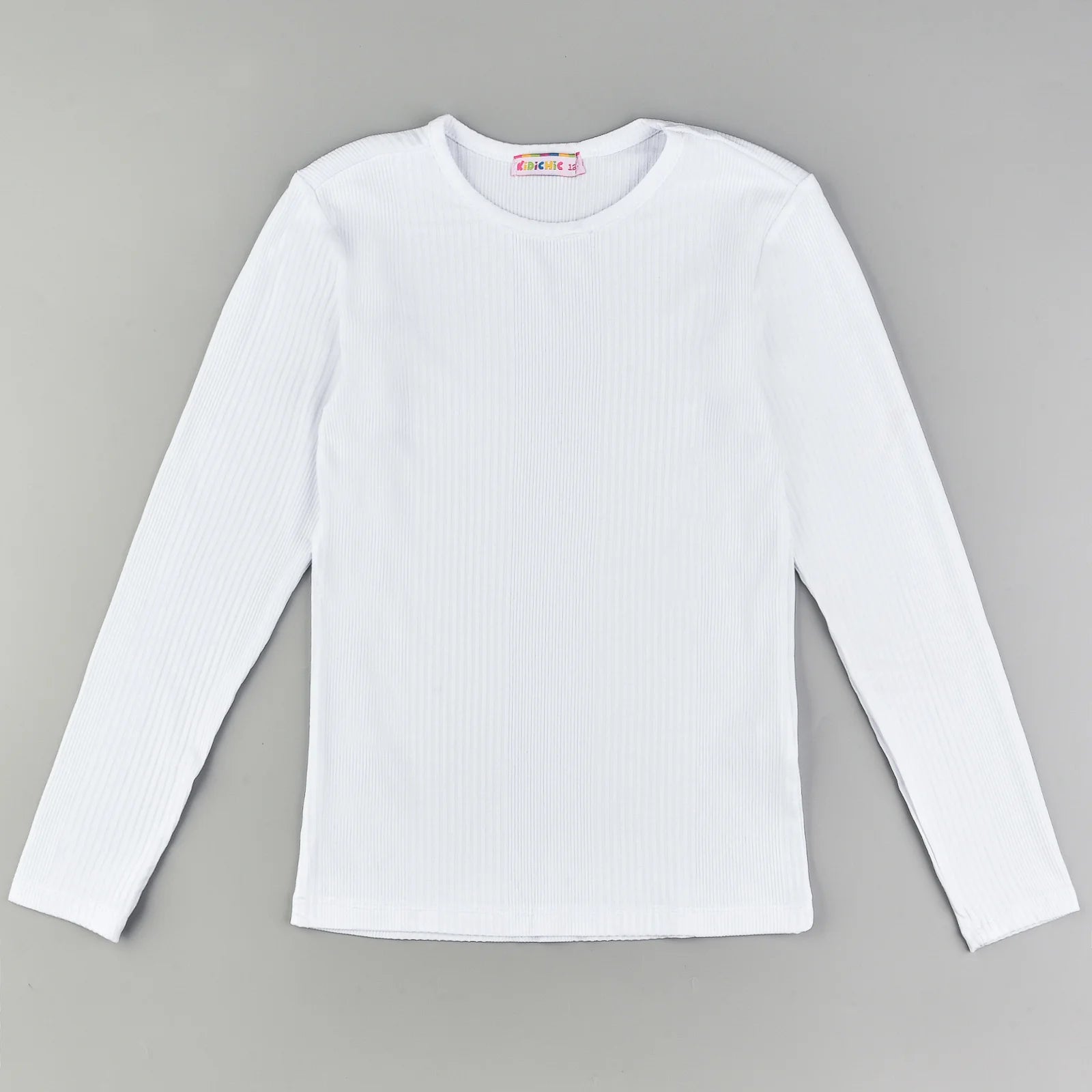 חולצת בסיס ריב   - לבן 20