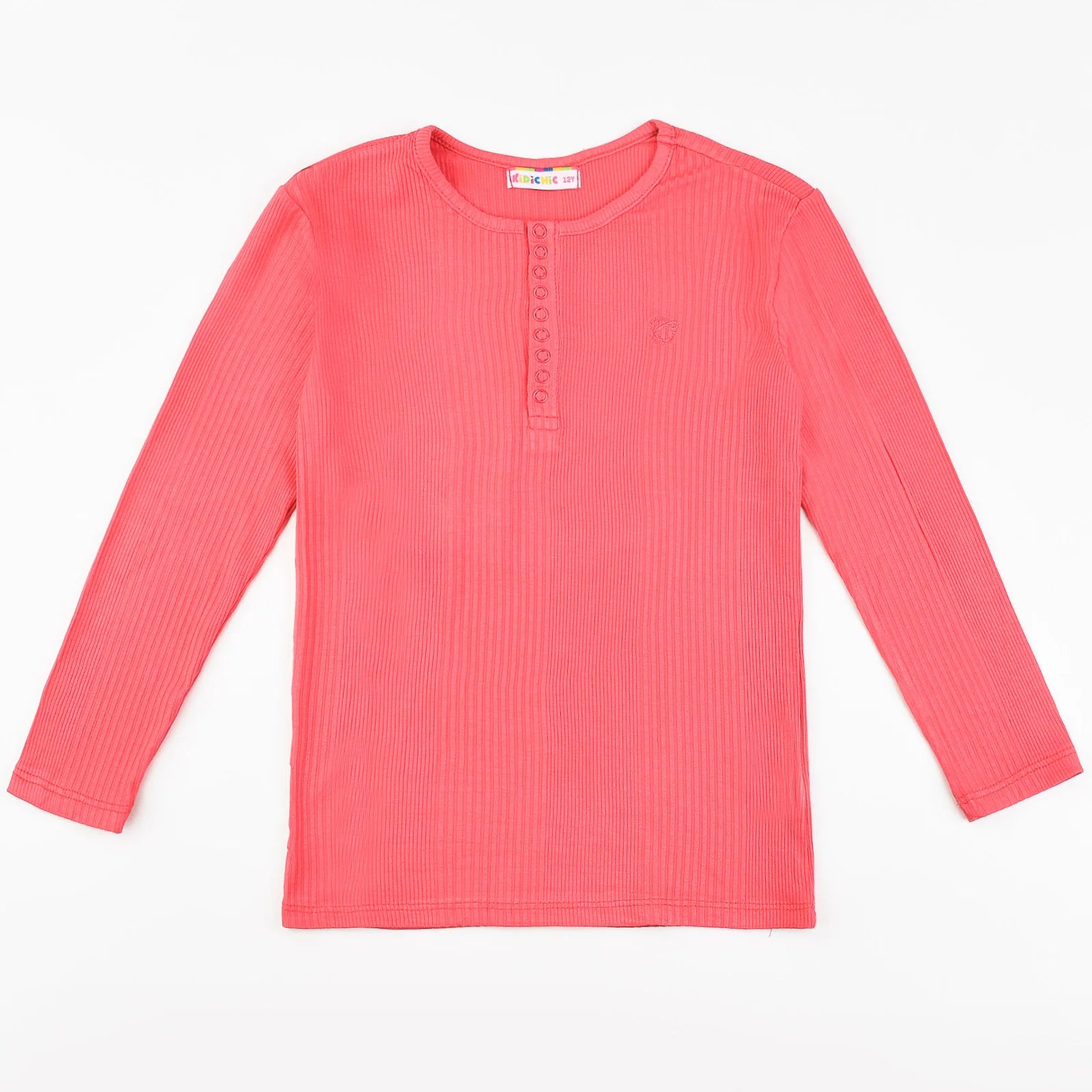 חולצת בסיס צבעונית שרוול 3/4  - FUCSHIA 20