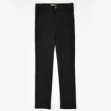 מכנסיים בנגלין סקיני עם כיסים מכופת - שחור 16