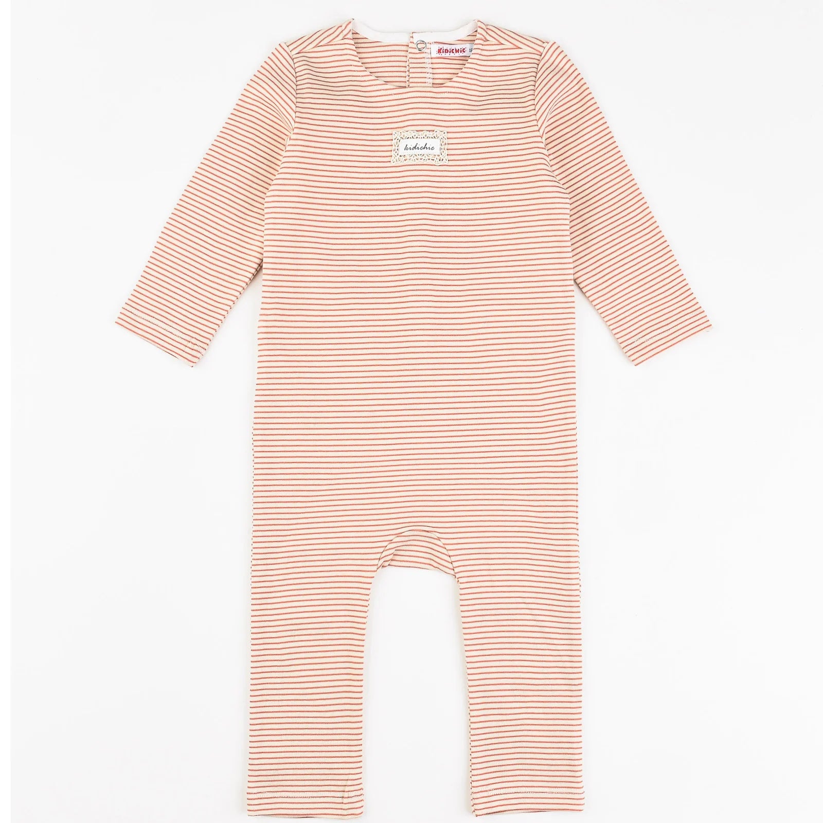 בייבי גרו ליבל תחרה - כתום 18-24