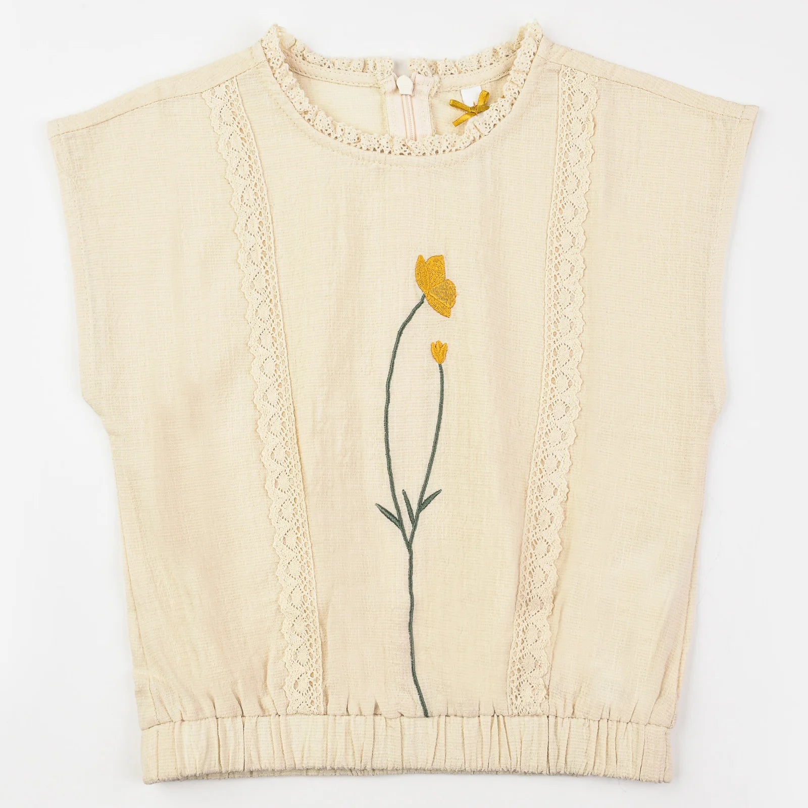 ווסט עם פרחים מרקמה - colorful flower 20