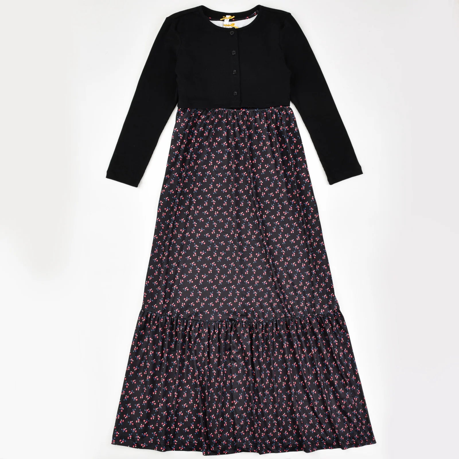 חלוק עם קרדיגן - flowers print C 20