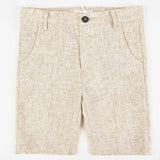 מכנס פשתן קצר - stone linen 10