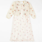 שמלה עם קרדיגן מודפס - flowers print A 18