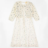 שמלה עם קרדיגן מודפס - flowers print C 18