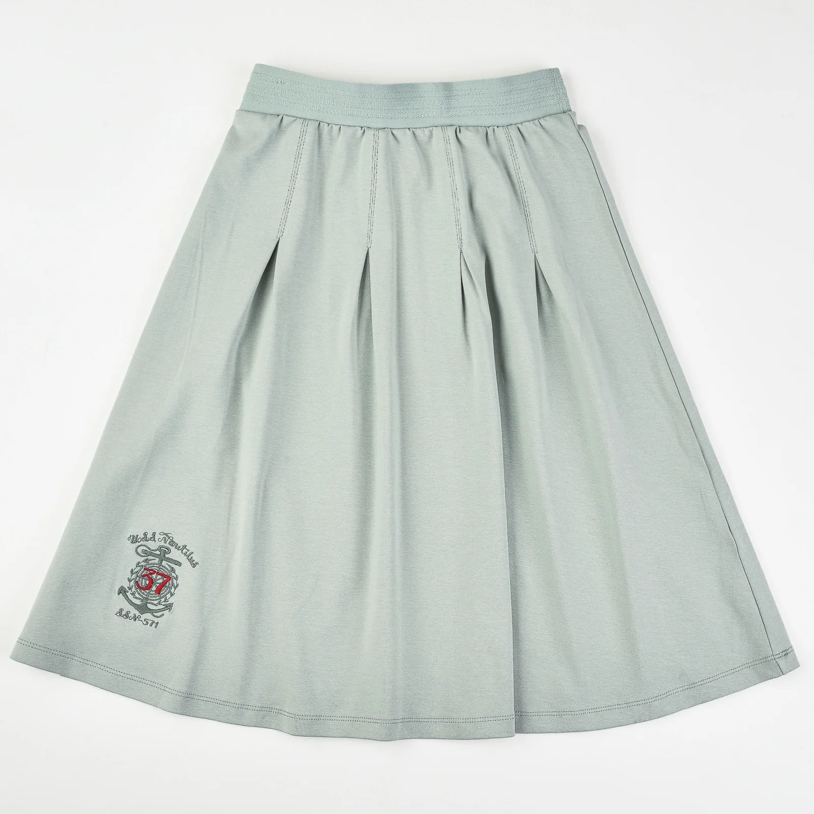 חצאית + ריקמה - ירוק 20