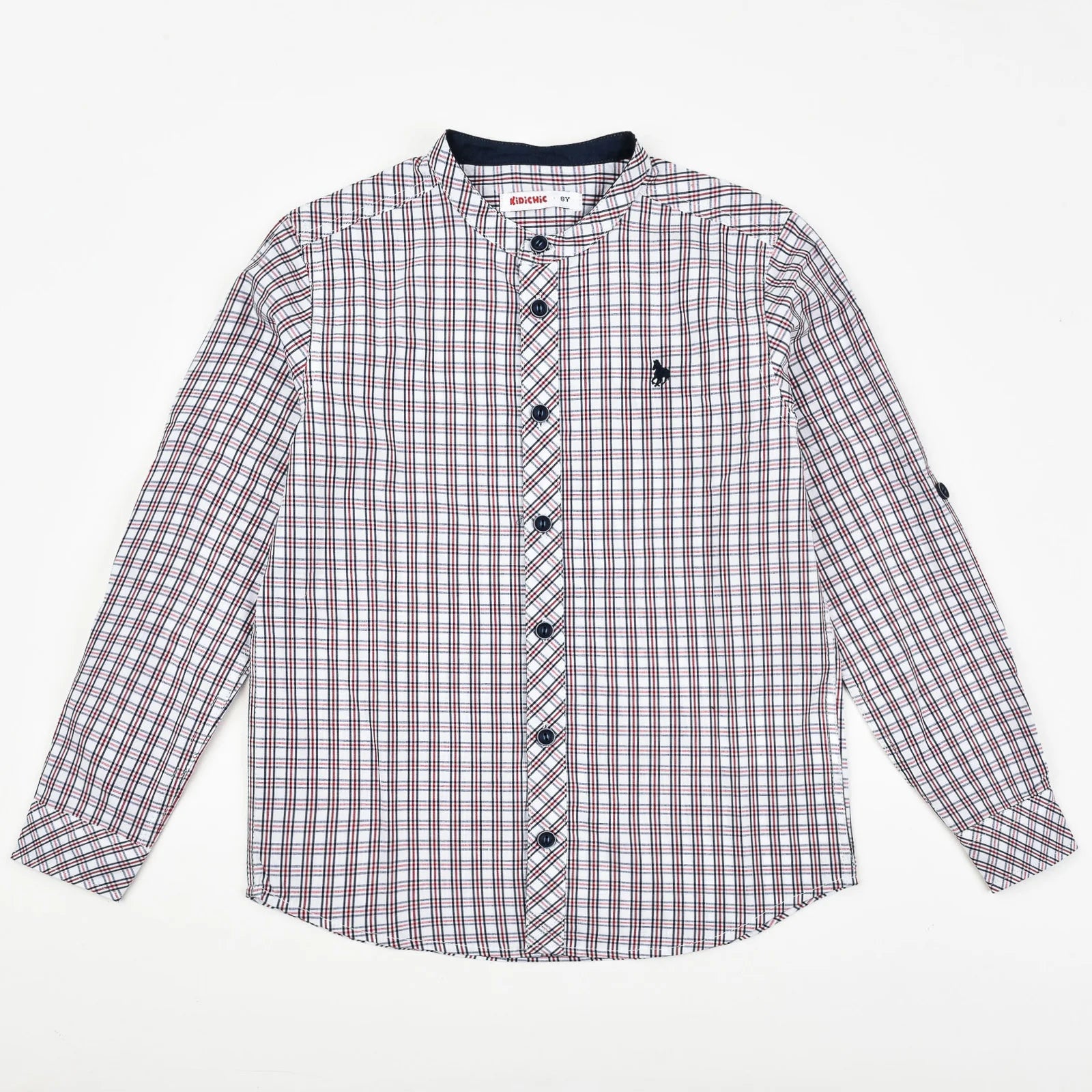 חולצה צווארון סינית ש.א - WINE 16