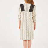 שמלה מודפסת מלמלות  - black/stone 10