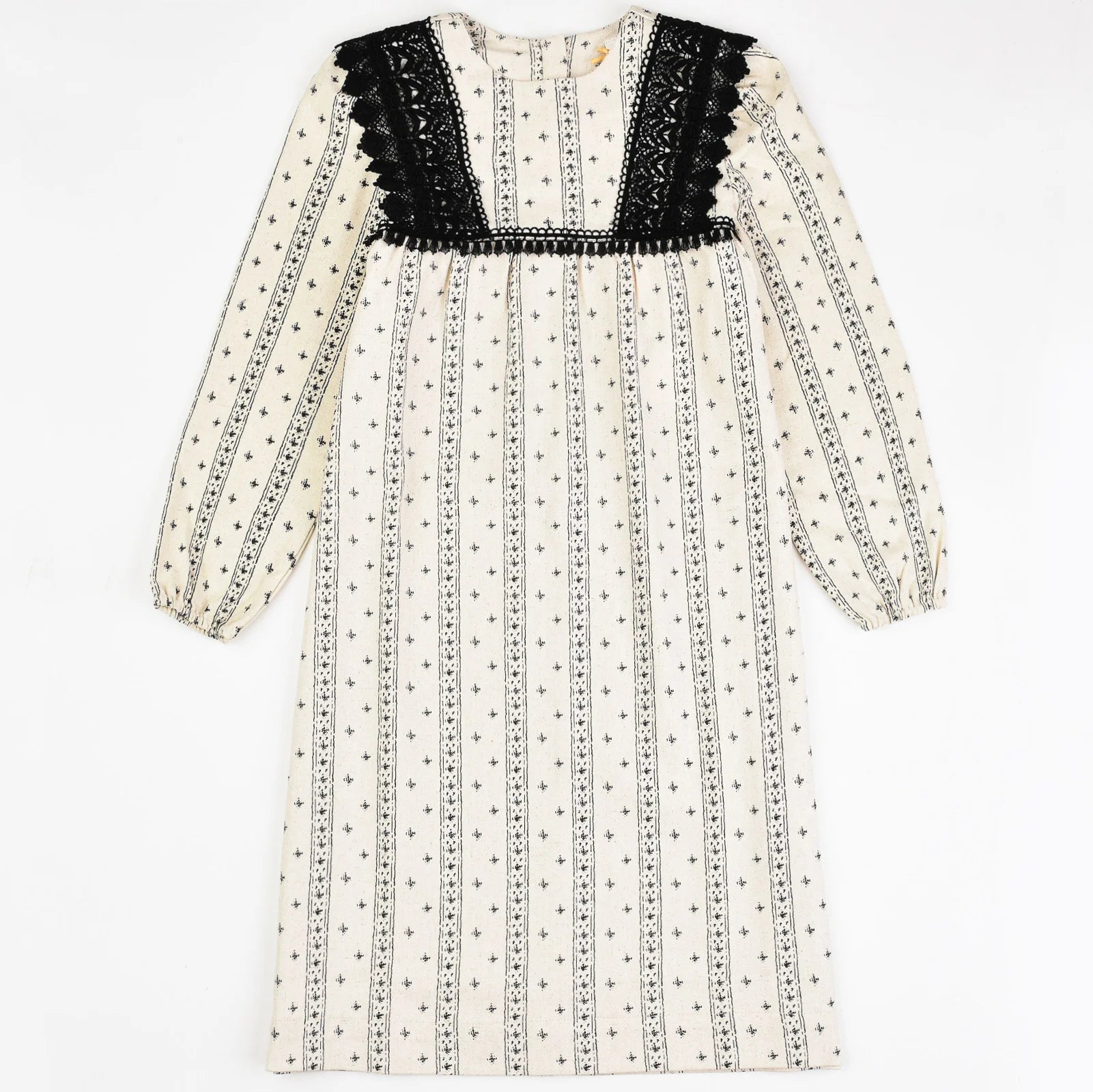 שמלה מודפסת מלמלות  - black/stone 14