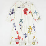 שמלה עם הדפס+ תחרות - FLOWERS 14