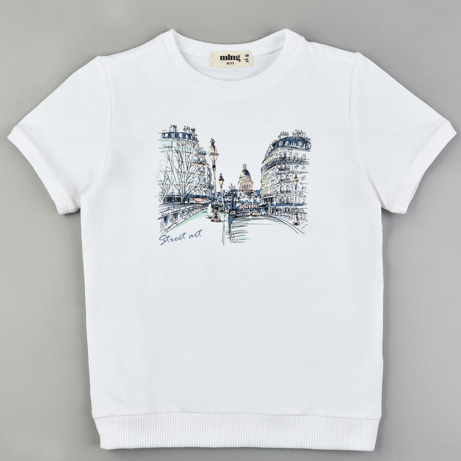 חולצה מצוירת - colorful 12