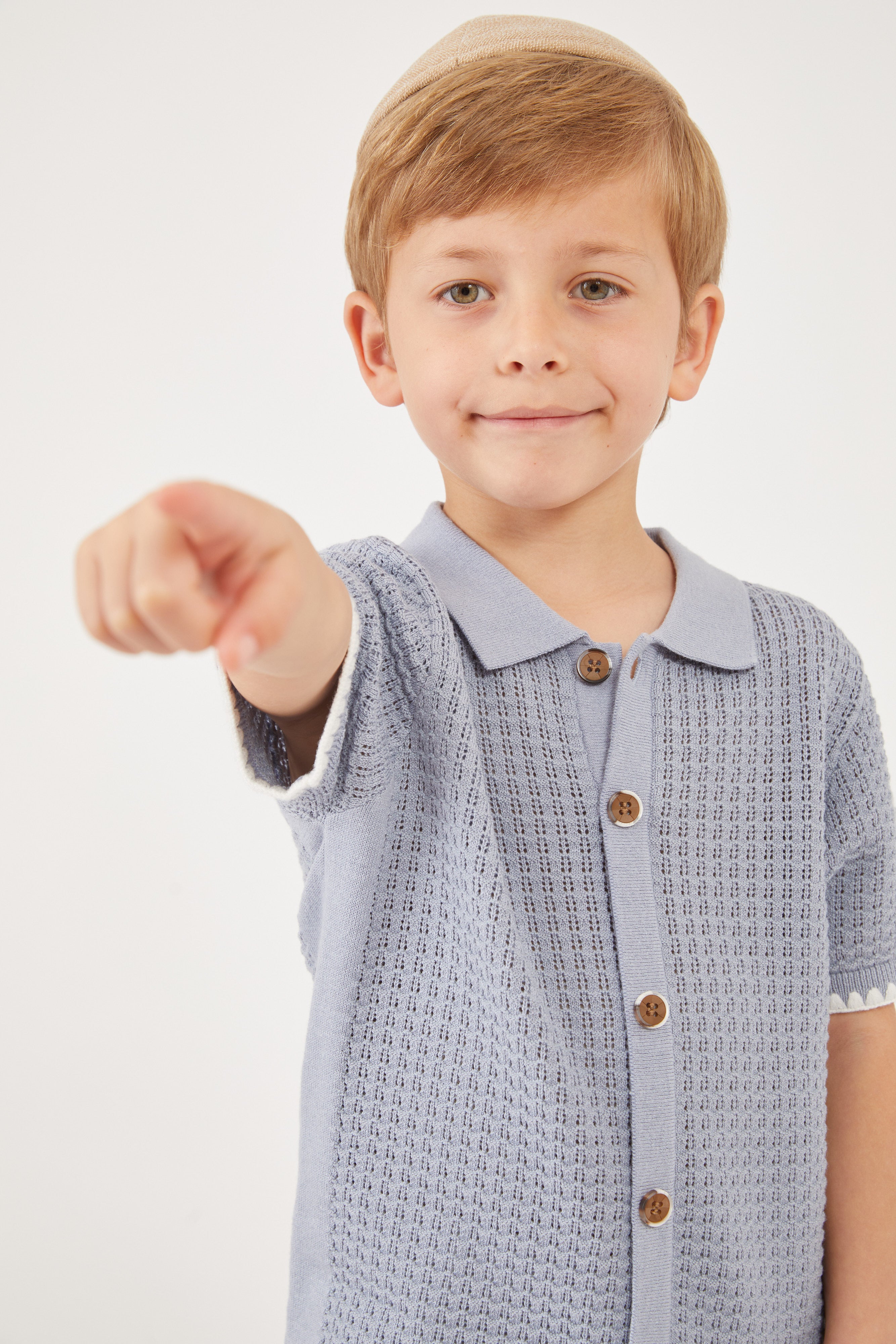 סריג בנים+תפר שיניים - SKY 06