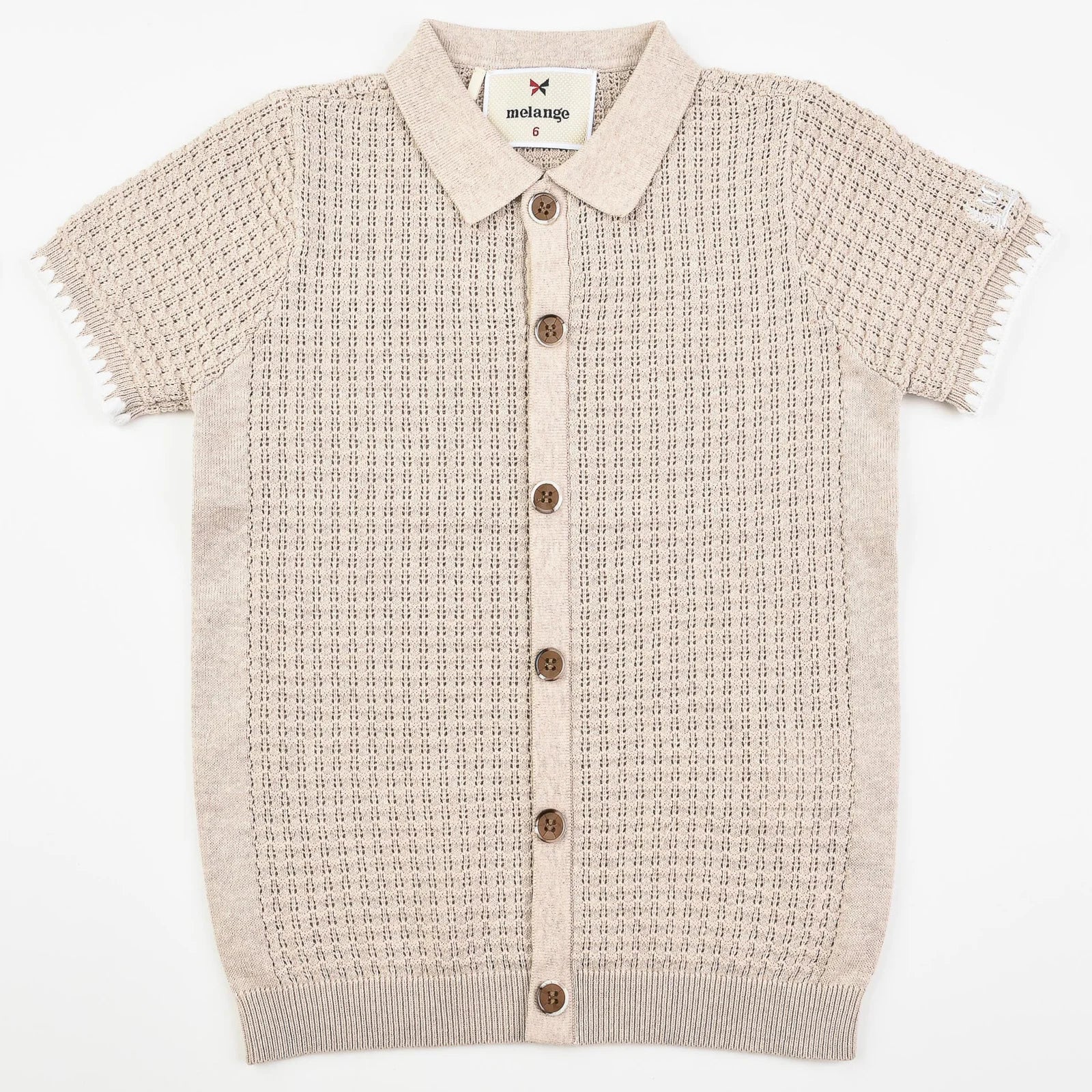 סריג בנים+תפר שיניים - Stone Melange 10