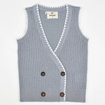 אפודת סריג+תפר שיניים - SKY 16