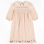 שמלת טקסטורת פשתן - pudra 14