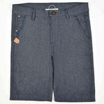 מכנסי ברמודה קנבס - navy jeans 8