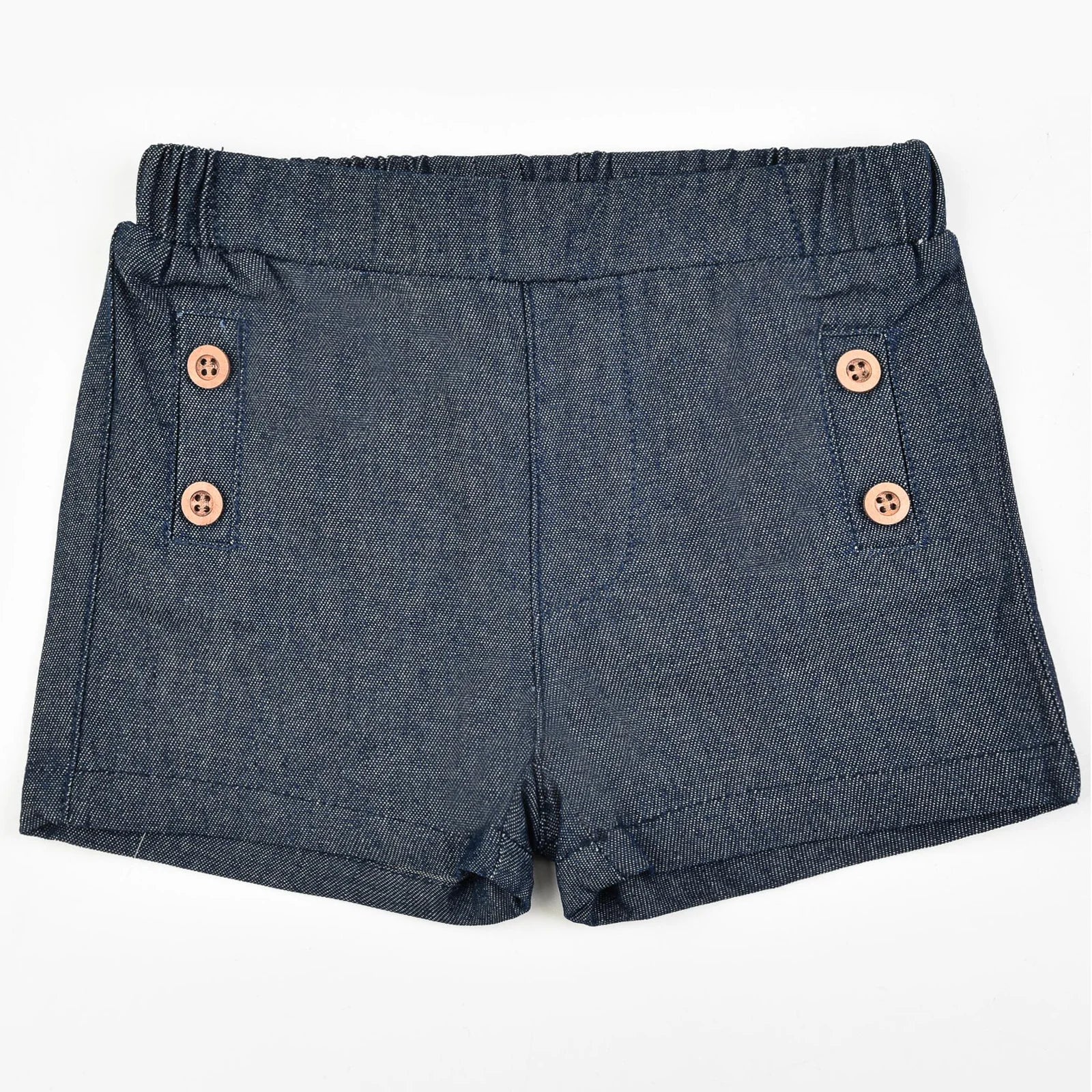 מכנס בייבי שורט - navy jeans 30-36