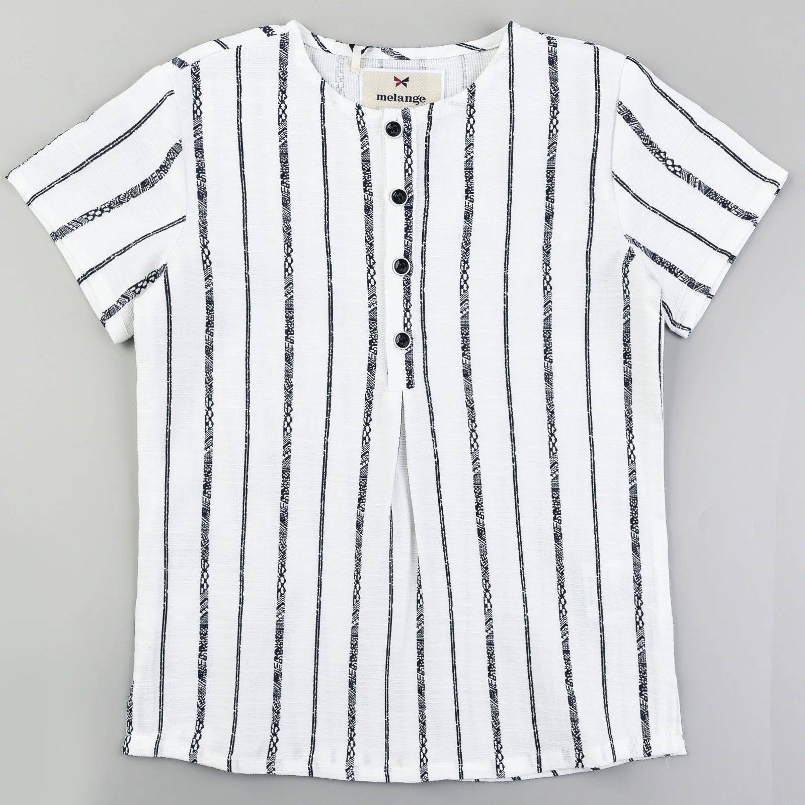 חולצה סיני פסים - נייבי 14