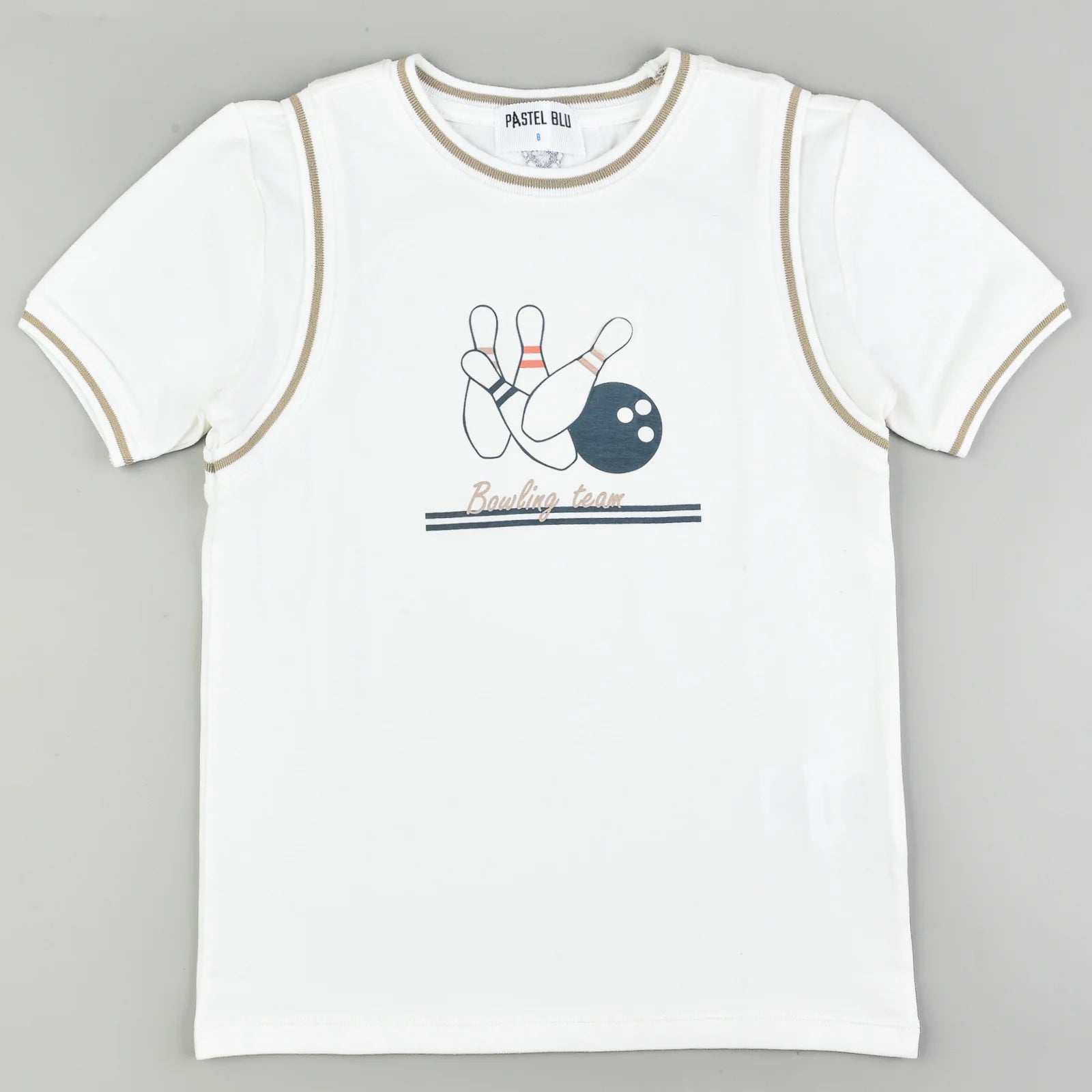 חולצת באולינג - בז׳ 18-24