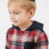 כיפה עמוקה מבד אריג - נייבי