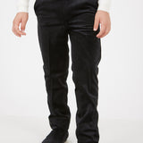 מכנסי קטיפה ארוכים - שחור