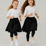 Girls' 3/4 Tights - Black