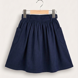 Bengali skirt with pocket - Navy