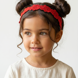Flower ribbon - red