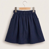 Bengali skirt with pocket - Navy