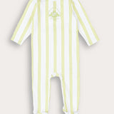 בייביגרו פסים עם רקמה - ליים