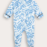 בייביגרו פיג'מה ריב - תכלת