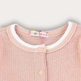 בייביגרו פיג'מה ריב - ורוד