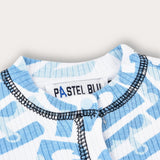 בייביגרו פיג'מה ריב - תכלת