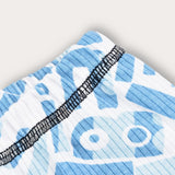 סט פיג'מה עם הדפס - תכלת