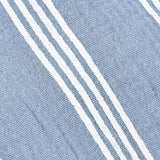 אוברול פסים עם רקמה - כחול