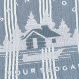 חולצת פסים עם רקמה - כחול