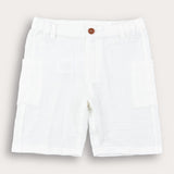 Shorts with pockets - cream