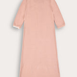 כותנת לילה ריב - ורוד