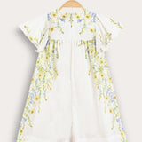 Floral dress - white
