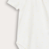 סט סרבל ובגד גוף - צהוב